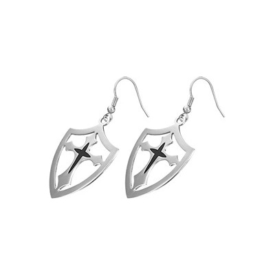 Piercingate náušnice kříž NAU00698