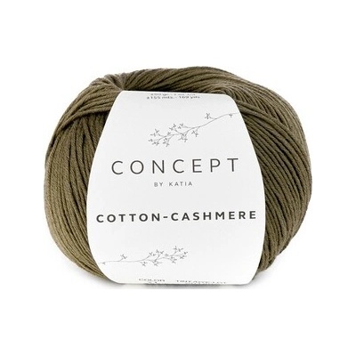 COTTON-CASHMERE Katia Farby COTTON-CASHMERE: 71 khaki - VÝPREDAJ