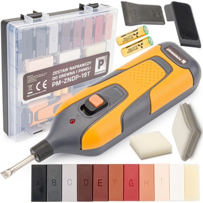 POWERMAT Sada na opravu dřeva podlah nábytku 18ks | PM-ZNDP-19T – Zboží Mobilmania