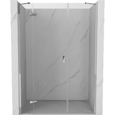 Mexen Mist-H лява душ кабина с врата, 135 см, прозрачна, хром - 8A5-135-001-01-00-L (8A5-135-001-01-00-L)