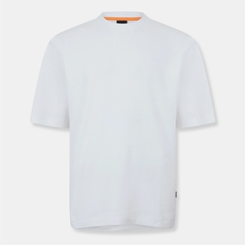 Boss Тениска Boss Men's Te Waffle T-Shirt - Natural