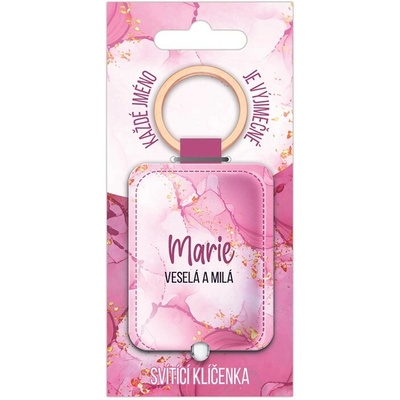 Přívěsek na klíče Nekupto Svítící se jménem Marie