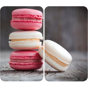Wenko Комплект от 2 стъклени капака за печка , 52 x 30 cm Macarons - Wenko (2521496100)