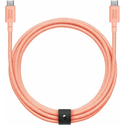 Native Union BELT-XL-C-APR-3-NP USB-C na USB-C 3m oranžový