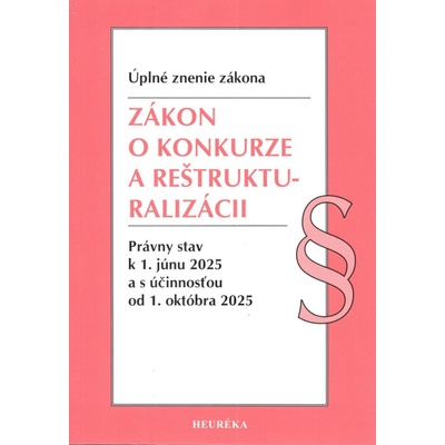 Zákon o konkurze a reštrukturalizácii, 6/2025