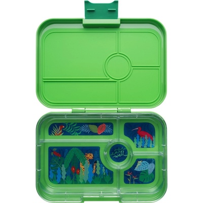 Yumbox Krabička na desiatu desiatový box XL Tapas 5 Jurassic Green Jungle
