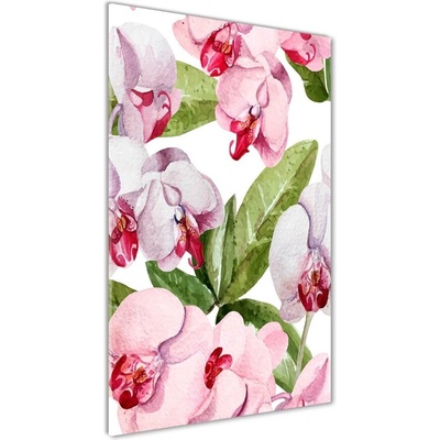 Vertikálny foto obraz sklenený Orchidea 50x100 cm