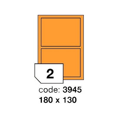 Rayfilm 180x130 mm 300 archů, fluo oranžová, R0133.3945D
