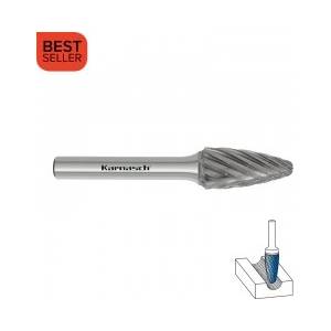Karnasch Борфреза F (RBF) Ø 10, 0 x 20, 0 (Ø 6, 0) | 65mm HP-3 PRO BESTSELLER (1329)