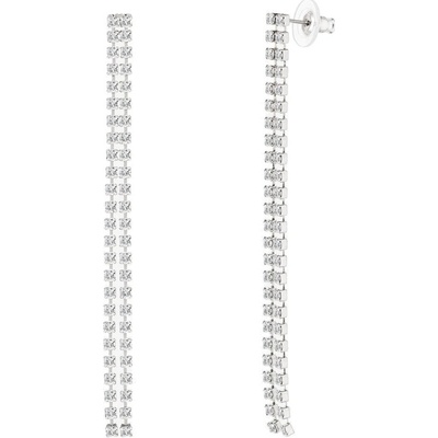 Preciosa Dvojité štrasové dlouhé náušnice Jewel s českým křišťálem Preciosa 2292 00