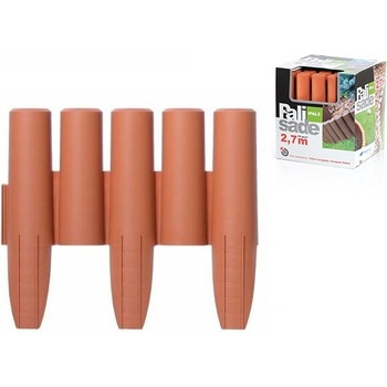 Palisáda záhradná plastová 2,7 m TERAKOTA (IPAL5-R624)