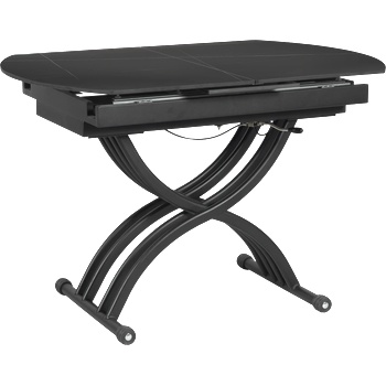 Carmen Разтегателна маса с повдигащ механизъм lesko - черна (3531039)