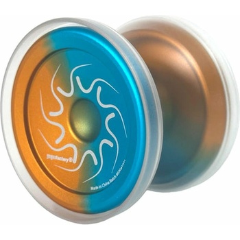 yoyo Yoyofactory Nine Dragons Orange Teal Clear