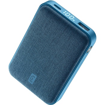 Cellularline Портативна батерия Cellularline - Glam, 10000 mAh, синя (14323)