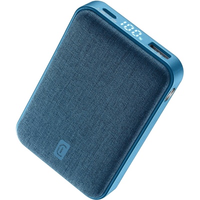 Cellularline Портативна батерия Cellularline - Glam, 10000 mAh, синя (14323)
