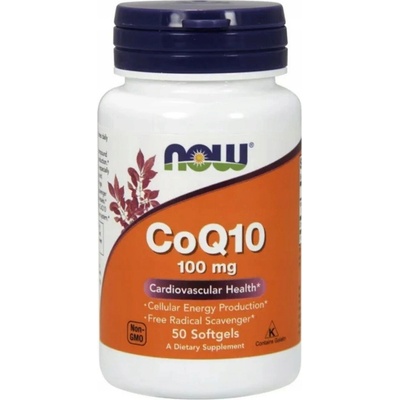 Now Foods Koenzym Q10 100 mg 50 softgel kapslí