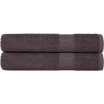 vidaXL Кърпи за сауна FROGN 2 бр. Антрацит 80x200 см 360 г/м2 (136693)