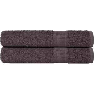 vidaXL Кърпи за сауна FROGN 2 бр. Антрацит 80x200 см 360 г/м2 (136693)