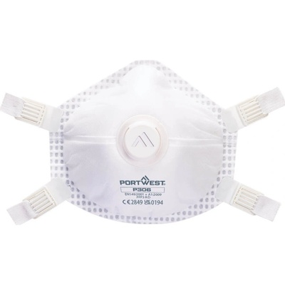 PORTWEST ULTIMATE P306 Respirátor FFP3 s ventilem pro opakované použití 5 ks