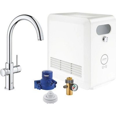 GROHE Комплект смесител за кухненски умивалник GROHE BLUE Profesional, C - чучур (31323002)