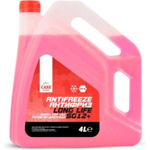 Care АНТИФРИЗ g12 long life 4l -37С ГОТОВ ЗА УПОТРЕБА care (3800231491892)