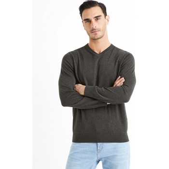Celio Тъмно сив мъжки основен пуловер Celio Decotonv Celio | Siv | МЪЖЕ | S