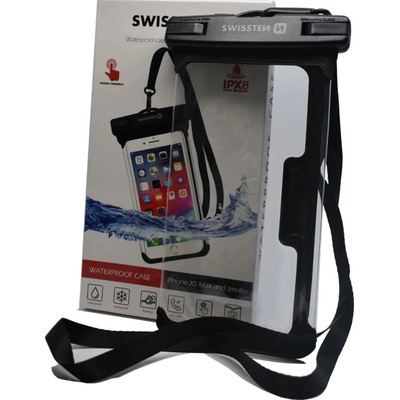 Pouzdro Swissten waterproof velikosti 6,5“, černá – Zboží Živě