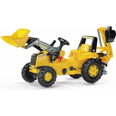 Rolly Toys šlapací traktor New Holland s čelním nakl. a bagrem