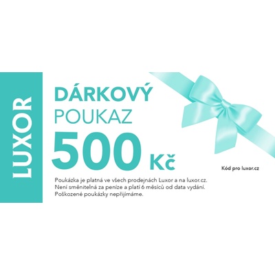 Luxor Elektronický dárkový poukaz 500 Kč - Slavnostní