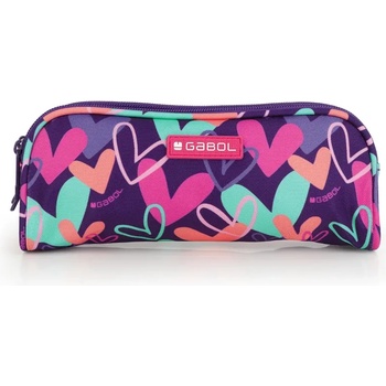 Gabol Ученически несесер Gabol Kokoro с два цип, мек