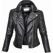 Fashionweek Bunda Ramoneska MOTO BIKER F1941 Čierna