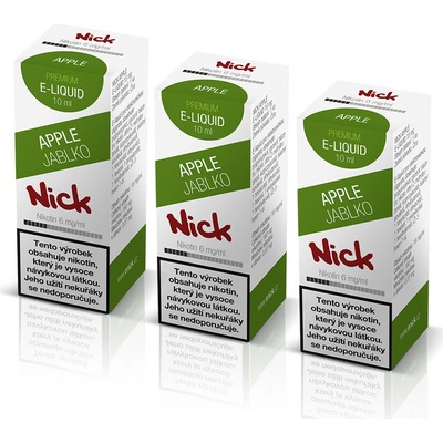 Nick APPLE 3 x 10 ml 6 mg