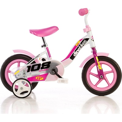 Dino bikes 108 ružová 2023