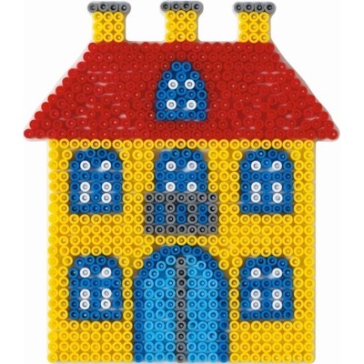 Podložka k zažehlovacím korálkům - domeček - H306
