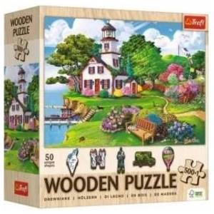 Trefl Wooden puzzle 500+1 Summer Harbor TREFL