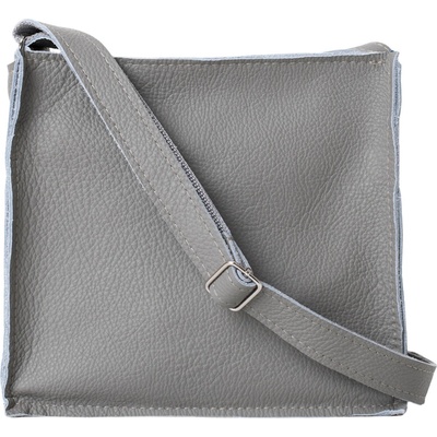 Trendbag kožená kabelka Folk 1 Light Grey