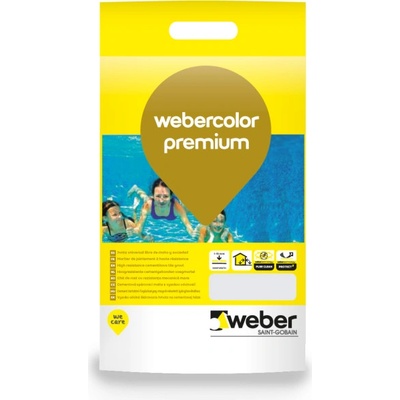 weber webercolor premium cement - šedý - pytel (5 kg)