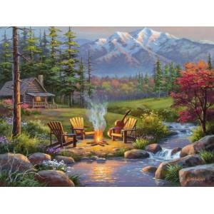 Ravensburger - Puzzle Living room by the river 750 - 750 piese