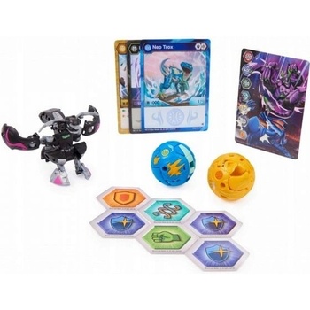 SPIN MASTER Bakugan Evolutions S4 štartovacia sada 3ks s Baku žetónmi a kartami Serpillious Ultra