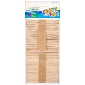 Craft with fun Decorative ornament wooden sticks 100el