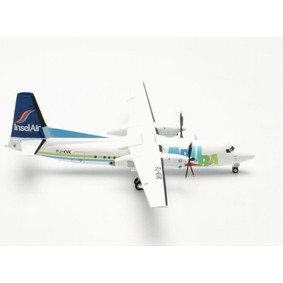 Herpa Fokker F.50 Insel Air Aruba Colors 1:200