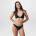 Jack Wills Womens Tanga Bikini Bottom - Black