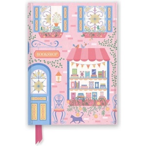 Flame tree pub Jenny Zemanek: The Bookshop (Foiled Journal) | Flame Tree Publishing