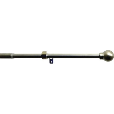 Záclonová souprava roztažitelná Koule 16/19 mm ušl. ocel, 200 - 350 cm