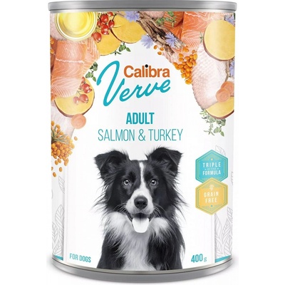 Calibra Verve Dog Grain Free Adult Salmon & Turkey 400 g