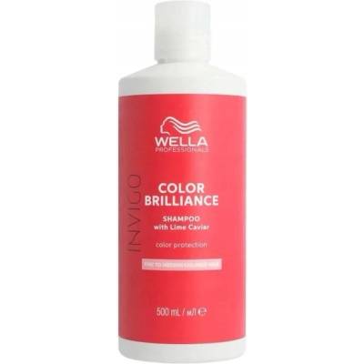 Wella Invigo Brilliance Šampon pro Barvené Jemné Vlasy 500ml