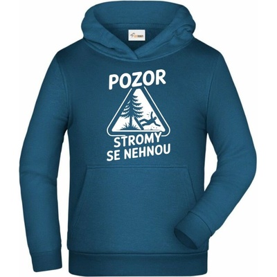 Pozor, stromy se nehnou, bílý potisk