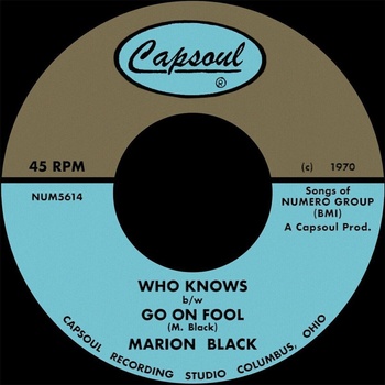 Marion Black - Go On Fool (Reissue) (Sky Blue Coloured) (7") (0825764710084)