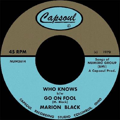 Marion Black - Go On Fool (Reissue) (Sky Blue Coloured) (7") (0825764710084)