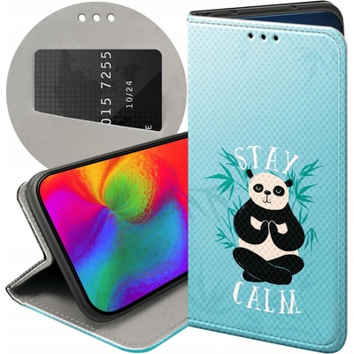 Hello Case Flipové Huawei MAGIC 5 LITE / HONOR X40 / X9A s potlačou KABURA modré zvieratká pandy